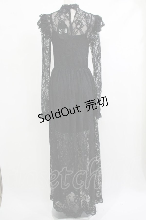 画像3: KILL STAR / Enmity Maxi Dress XS ブラック H-25-10-13-1016-SL-OP-KB-ZH (3)