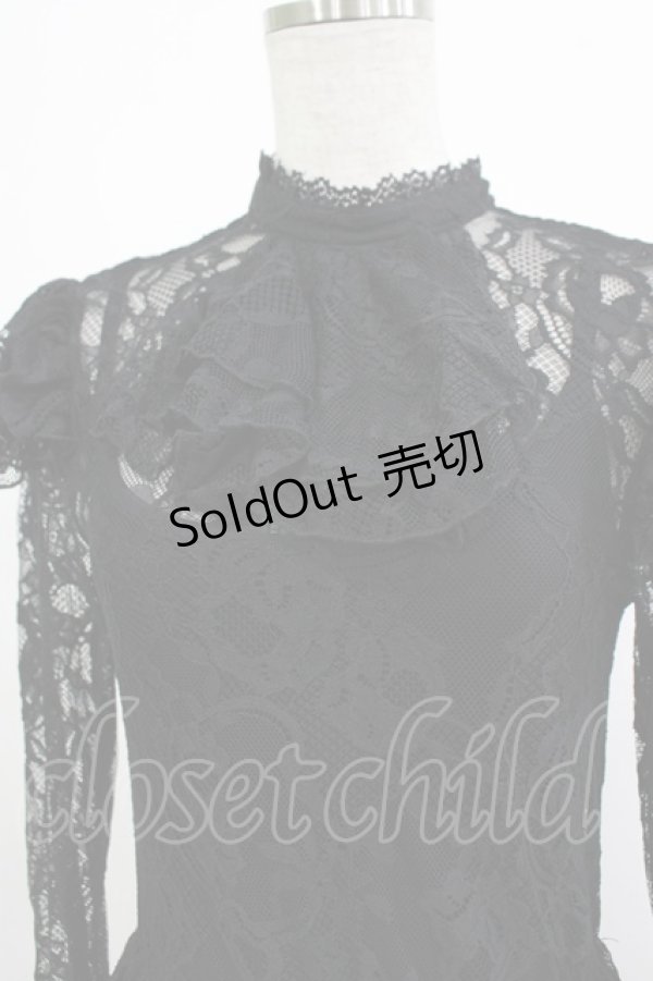 画像4: KILL STAR / Enmity Maxi Dress XS ブラック H-25-10-13-1016-SL-OP-KB-ZH (4)