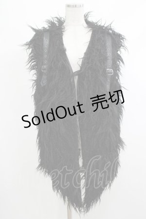 画像: KILL STAR / Tryamon Gilet S ブラック H-25-10-13-1017-SL-TO-KB-ZH