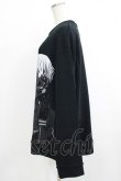 画像2: QOOZA / 東京喰種×QOOZA金木研 ダメージスウェット  ブラック H-25-10-13-1022-PU-TO-KB-ZY (2)