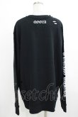 画像3: QOOZA / 東京喰種×QOOZA金木研 ダメージスウェット  ブラック H-25-10-13-1022-PU-TO-KB-ZY (3)