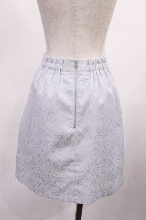 画像2: Ank Rouge / ポケット付きスカート M サックス H-25-10-13-008-CA-SK-NS-ZH (2)