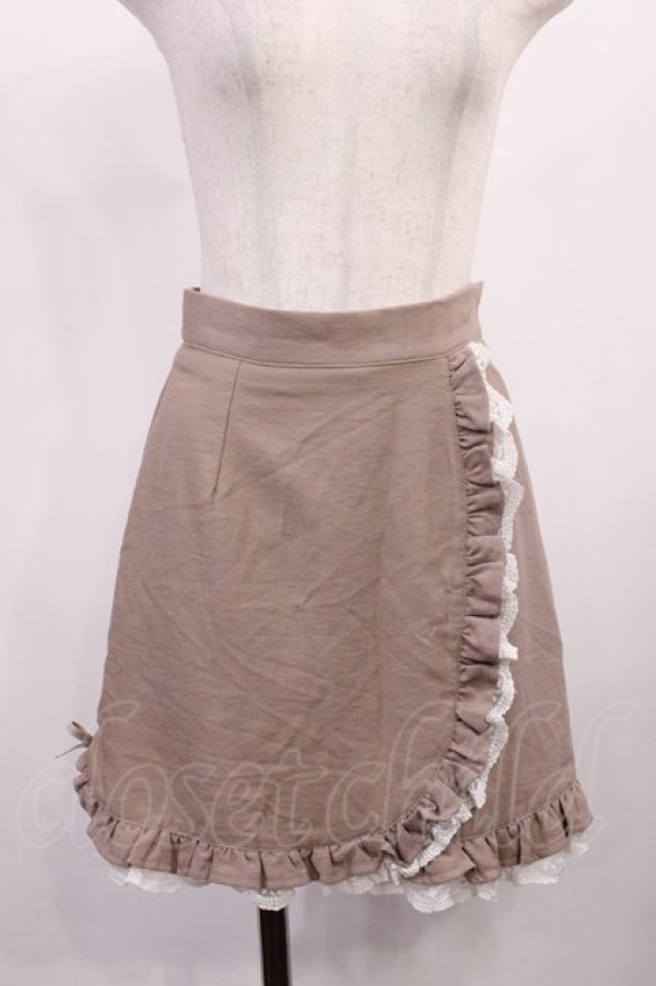 画像1: Honey Cinnamon / フリルレーススカパン Free ベージュ H-25-10-13-010-LO-SK-NS-ZH (1)