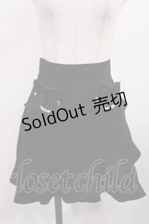 画像: Ank Rouge / リボンマーメイドスカパン M ブラック H-25-10-13-018-CA-SK-NS-ZH