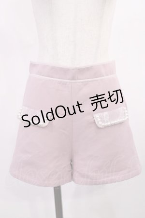 画像: Swankiss / パールフラップショートパンツ Free ピンク H-25-10-13-019-CA-PA-NS-ZH