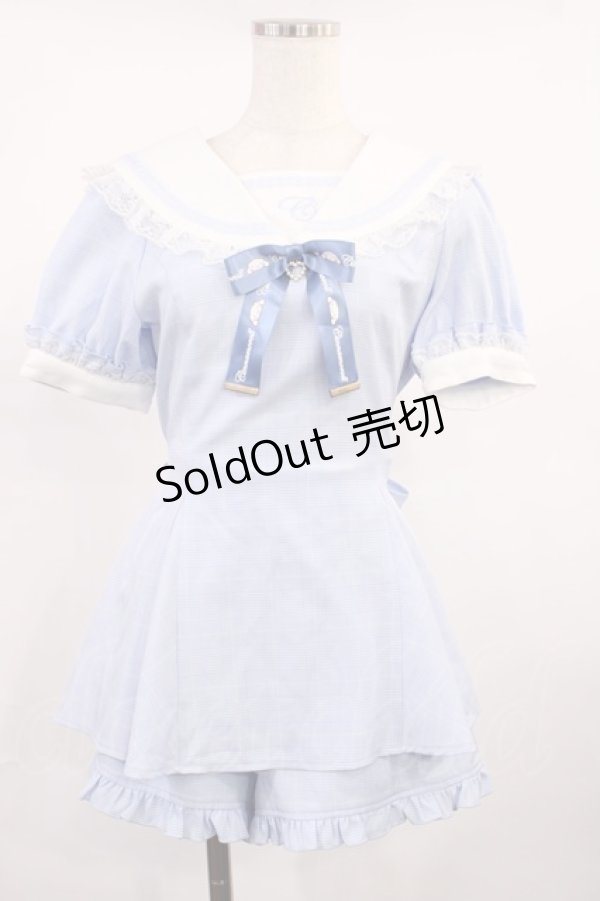 画像1: Secret Honey / シナモロールコラボセーラーセットアップ Free サックス H-25-10-13-020-CA-OP-NS-ZH (1)