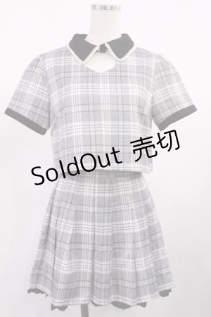 画像: Pium / シュガーチェックセットアップ Free グレー H-25-10-13-022-LO-OP-NS-ZH