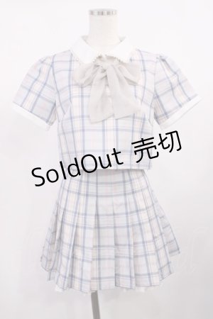 画像: Pium / シュガーチェックセットアップ Free サックス H-25-10-13-023-LO-OP-NS-ZH