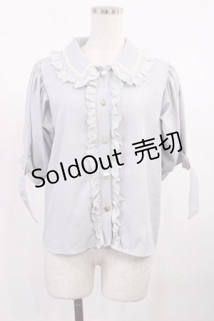 画像: Swankiss / ハートバックルブラウス Free ブルー H-25-10-13-033-CA-BL-NS-ZH