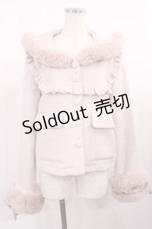 画像: MA*RS / レースアップセーラー襟ショートコート Free ピンク H-25-10-13-040-EL-CO-NS-ZH