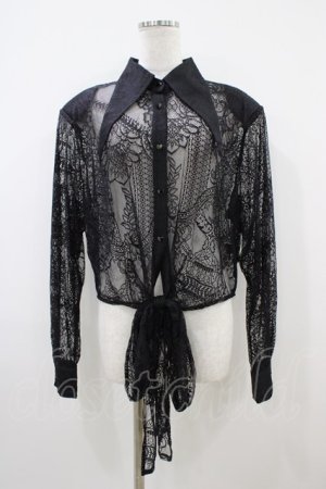 画像: PUNK RAVE / MOON FAERIE TOP XS-S ブラック H-25-10-14-1034-PU-TO-KB-ZH