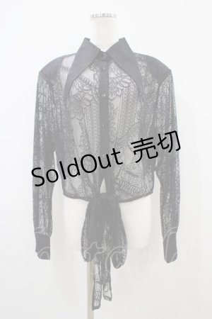 画像: PUNK RAVE / MOON FAERIE TOP XS-S ブラック H-25-10-14-1034-PU-TO-KB-ZH