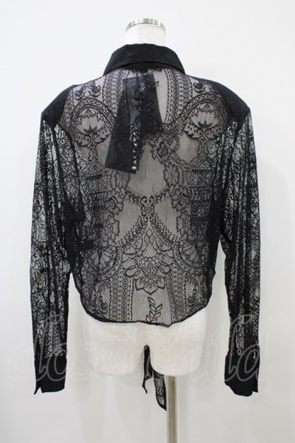 画像2: PUNK RAVE / MOON FAERIE TOP XS-S ブラック H-25-10-14-1034-PU-TO-KB-ZH (2)