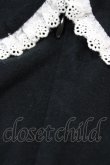 画像3: Jane Marple / レース付丸衿パフカットソー  黒×白 H-25-10-14-1036-JM-TO-KB-ZT369 (3)