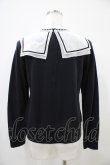画像2: Jane Marple / スクエアカラースウェットトップス  黒 H-25-10-14-1038-JM-TO-KB-ZH (2)