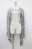 画像1: Ozz oneste / 流水羽衣天女振り袖ボレロ  グレー H-25-10-14-1044-OO-TO-KB-ZH (1)