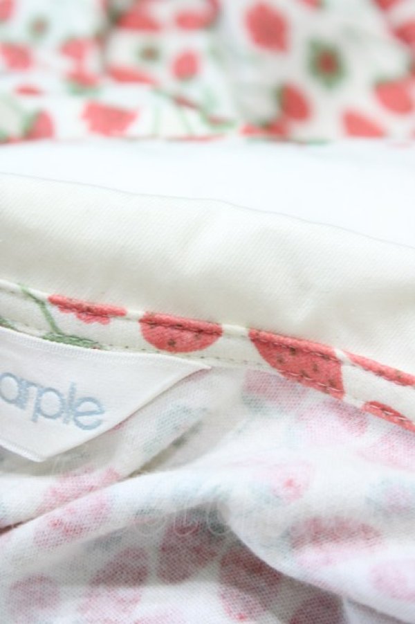 画像3: Jane Marple / ストロベリーフィールズのポロシャツ  アイボリー H-25-10-14-1045-JM-TO-KB-ZH (3)