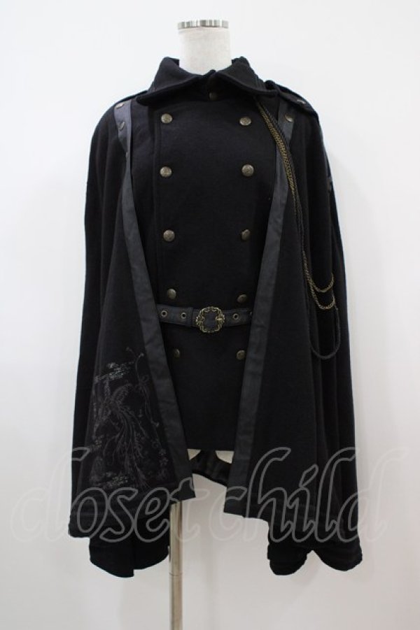 画像1: Desoro Works / ばんからマント  黒 H-25-10-14-1007-0-JA-KB-ZH (1)