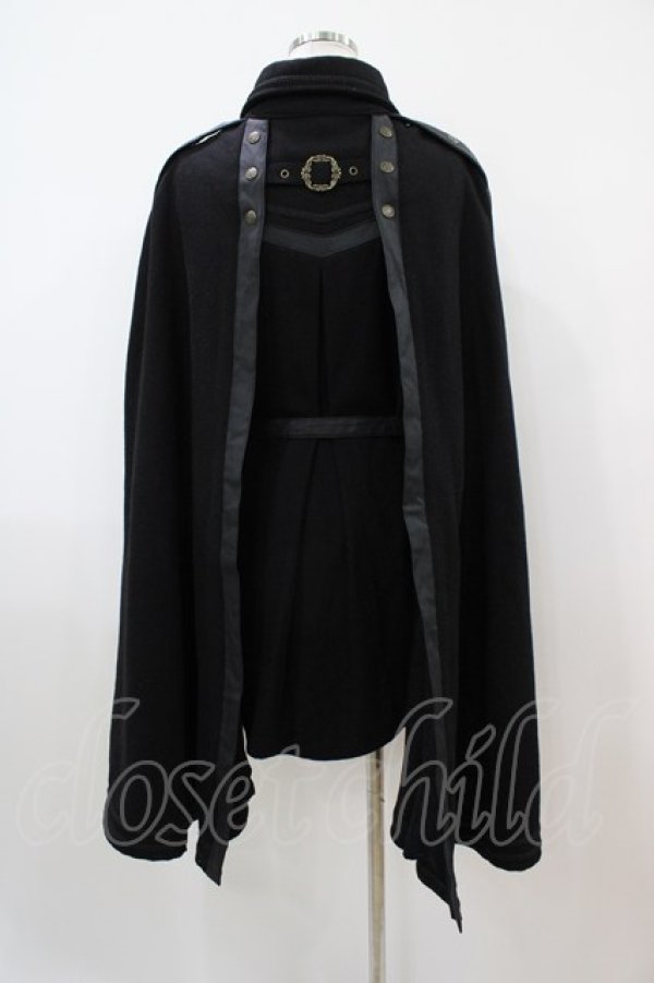 画像2: Desoro Works / ばんからマント  黒 H-25-10-14-1007-0-JA-KB-ZH (2)