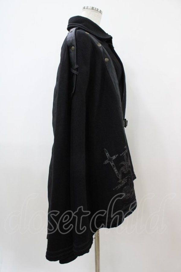 画像3: Desoro Works / ばんからマント  黒 H-25-10-14-1007-0-JA-KB-ZH (3)