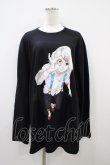 画像1: QOOZA / 東京喰種×QOOZA鈴屋什造 L/S TEE  ブラック H-25-10-14-1061-0-TO-KB-ZH (1)