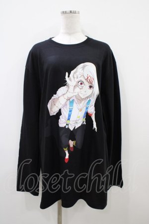 画像: QOOZA / 東京喰種×QOOZA鈴屋什造 L/S TEE  ブラック H-25-10-14-1061-0-TO-KB-ZH