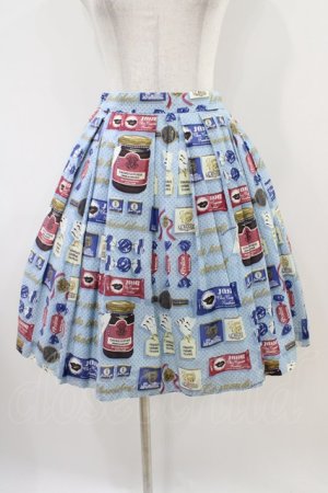 画像: Jane Marple / Beau Chocolatのミニスカート  ブルーグレイ H-25-10-14-1018-JM-SK-KB-ZH