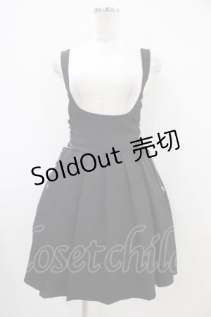 画像: PUNK RAVE / MODESTA BLACK PINAFORE SKIRT M ブラック H-25-10-14-1023-PU-SK-KB-ZH