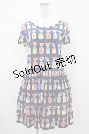 画像: Jane Marple / Fruit Candyミニワンピース  ネイビー H-25-10-14-1028-JM-OP-KB-ZH