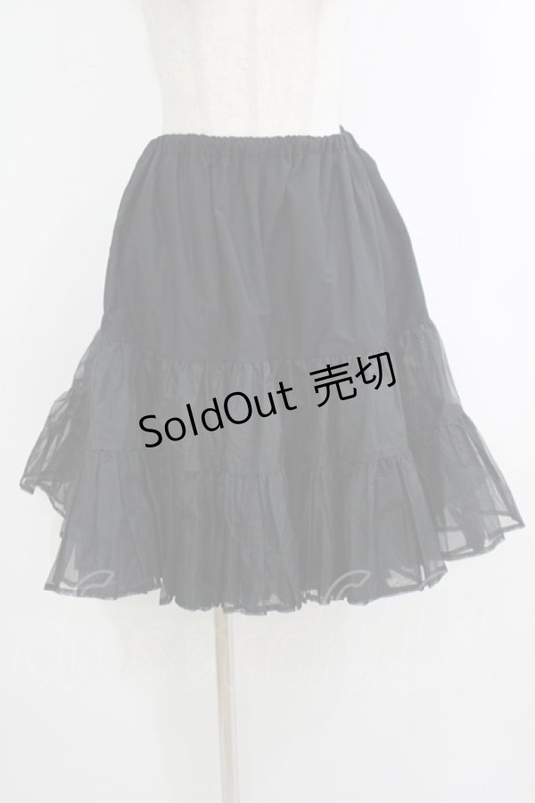 画像1: BABY,THE STARS SHINE BRIGHT / ふわふわロングパニエ Free ブラック H-25-10-15-1024-BA-SK-NS-ZH (1)