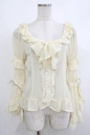 画像: BABY,THE STARS SHINE BRIGHT / シフォンプリンセスドレスブラウス Free 生成り H-25-10-15-1028-BA-BL-NS-ZH