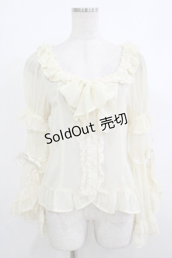 画像1: BABY,THE STARS SHINE BRIGHT / シフォンプリンセスドレスブラウス Free 生成り H-25-10-15-1028-BA-BL-NS-ZH (1)