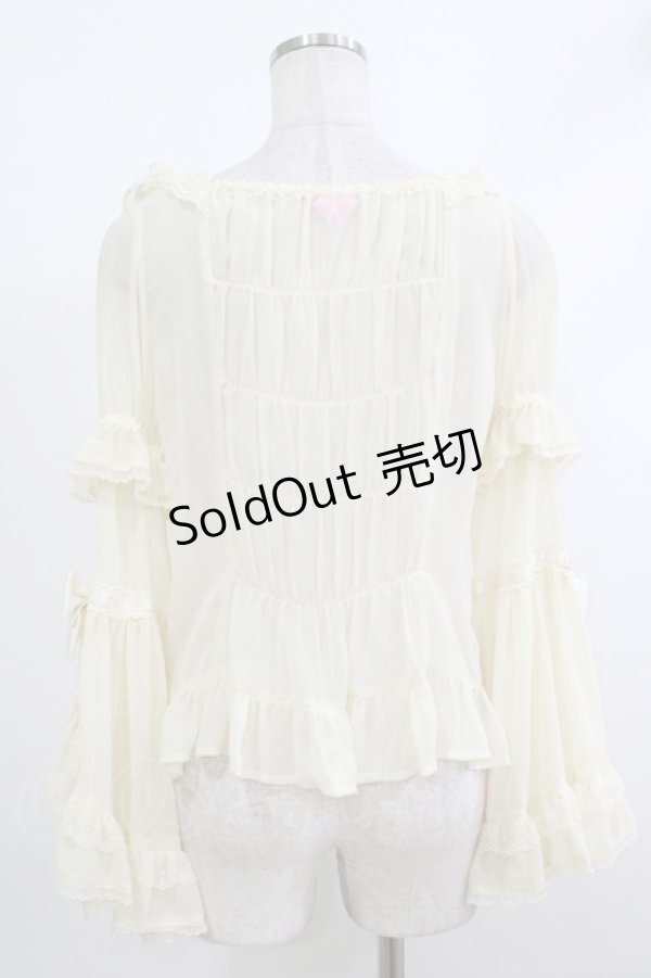 画像3: BABY,THE STARS SHINE BRIGHT / シフォンプリンセスドレスブラウス Free 生成り H-25-10-15-1028-BA-BL-NS-ZH (3)