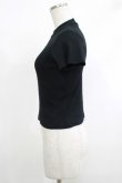 画像2: Honey Cinnamon / ハート刺繍リブトップス Free ブラック H-25-10-15-1033-LO-TO-NS-ZH (2)