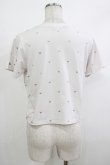 画像3: evelyn / ハート刺繍Tシャツ  オフ H-25-10-15-1036-LO-TS-NS-ZH (3)
