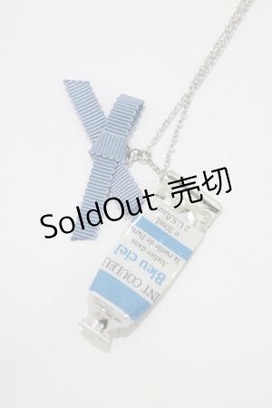 画像: Fi.n.t / 絵の具ネックレス  ブルー H-25-10-15-1050-CA-AC-NS-ZH