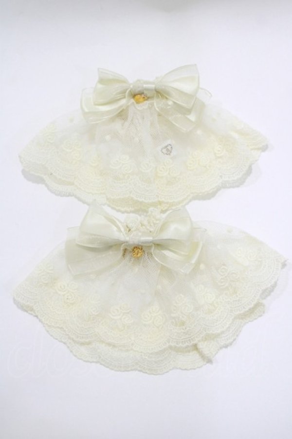 画像1: BABY,THE STARS SHINE BRIGHT / チュールレースのお袖とめ  生成り H-25-10-15-1053-BA-ZA-NS-ZH (1)