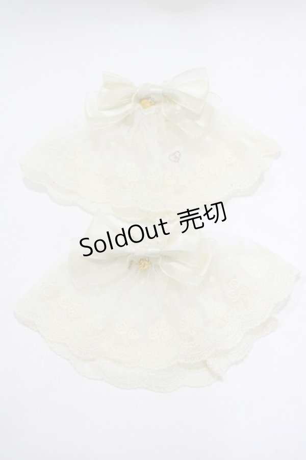 画像1: BABY,THE STARS SHINE BRIGHT / チュールレースのお袖とめ  生成り H-25-10-15-1053-BA-ZA-NS-ZH (1)