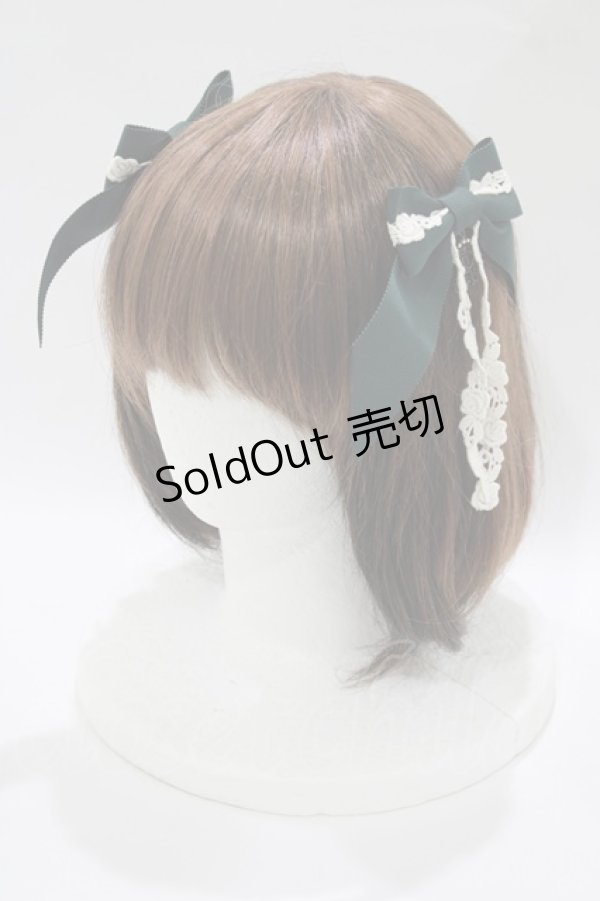 画像1: ALICE and the PIRATES / A/Pゆらゆらリボンコーム  グリーン H-25-10-15-1054-PA-AC-NS-ZH (1)