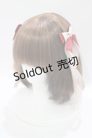 画像: Amavel / アフタヌーンティーパーティリボンバレッタ  ピンク H-25-10-15-1064-CA-AC-NS-ZH