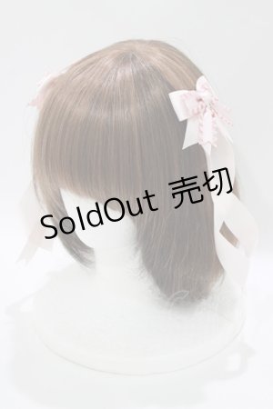 画像: Amavel / いちご摘みのフリルリボンバレッタ  ピンク H-25-10-15-1066-CA-AC-NS-ZH