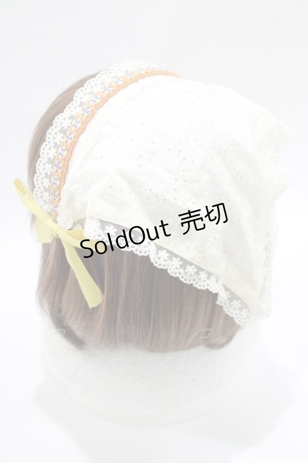 画像2: Amavel / お花畑のマトリョーシカカチューシャ  イエロー H-25-10-15-1070-CA-AC-NS-ZH (2)