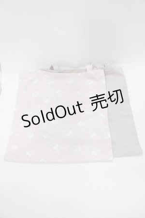 画像: evelyn / オリジナルトート  グレー/ピンク H-25-10-15-1088-LO-BG-NS-ZH