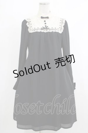 画像: Innocent World / レース地ヨーク切替ワンピース M ブラック H-25-10-15-1012-IW-OP-NS-ZH