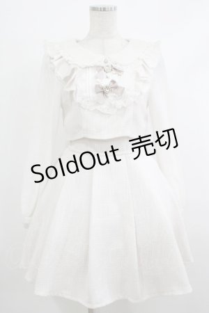 画像: NOEMIE / ツイードラッフルフリルワンピース Free ベージュ H-25-10-15-1013-LO-OP-NS-ZH