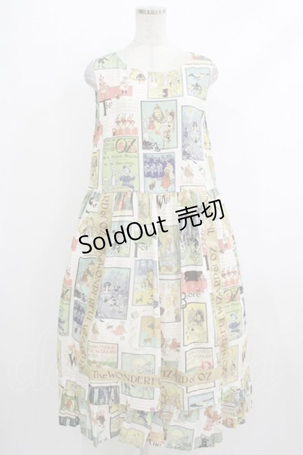 画像1: Jane Marple / The Wizard of Ozノースリーブドレス  アイボリー H-25-10-15-2001-JM-OP-KB-ZH (1)