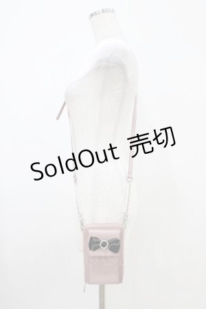 画像: Lovely Tency / 眞白ありすコラボ/スマホショルダーバッグ  ピンク H-25-10-15-016-0-BG-NS-ZH