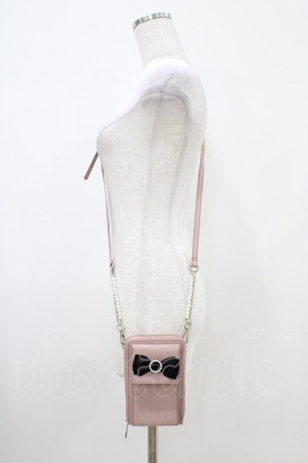 画像1: Lovely Tency / 眞白ありすコラボ/スマホショルダーバッグ  ピンク H-25-10-15-016-0-BG-NS-ZH (1)