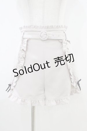 画像: pium / フリルフルショートパンツ Free ベージュ H-25-10-15-024-0-PA-NS-ZH