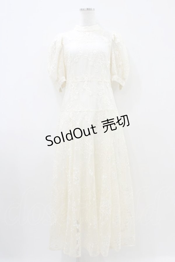 画像1: LOLITAその他 / Acka/lace flare dress  生成り H-25-10-15-029-LO-OP-NS-ZH (1)